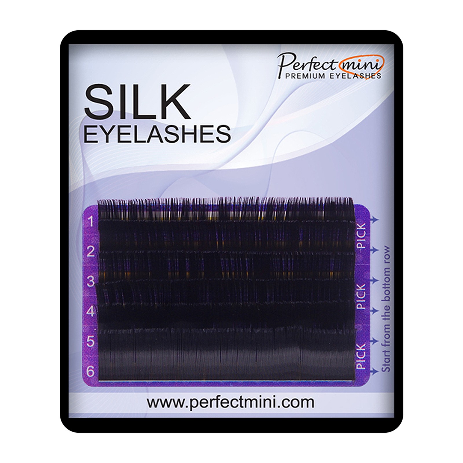 Premium Silk Lashes Extreme -  16 mm, D, 0,05 mm
